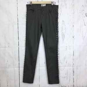 Current/Elliott skinny cheville black w studs 23